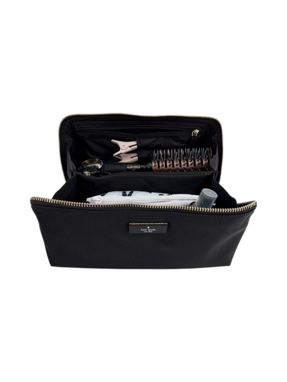 KATE SPADE New York Carter Nylon Travel Cosmetic Pouch in Black - Picture 11 of 11